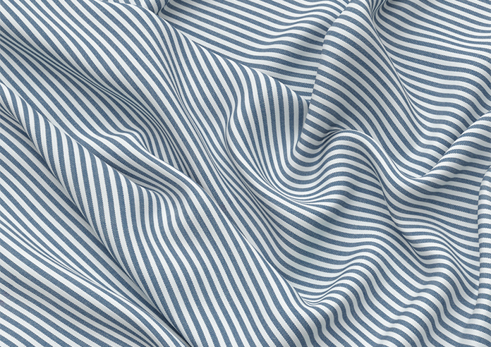 Nautical Stripes, Navy - Motorised Roman Blind - Image 4